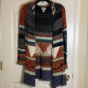Boho Hoodie Cardigan